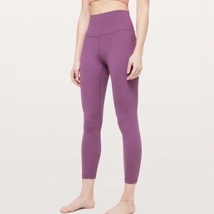Lululemon Leggings Wunder Under High Rise Tight 25” Size 6